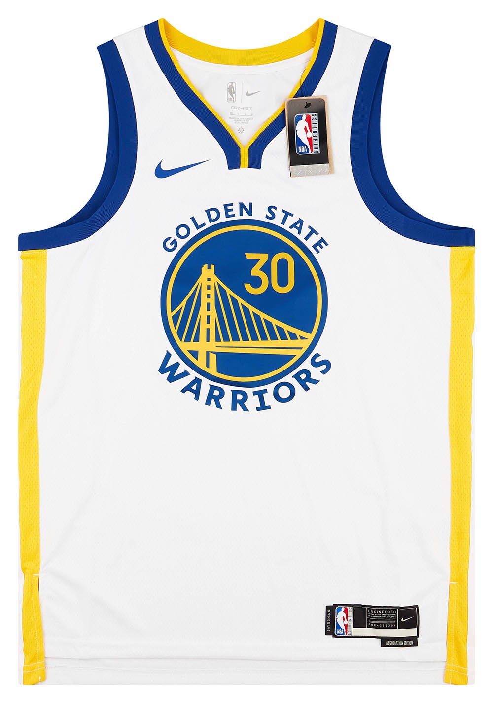 2017-24 Golden State Warriors Curry #30 Home Jersey
