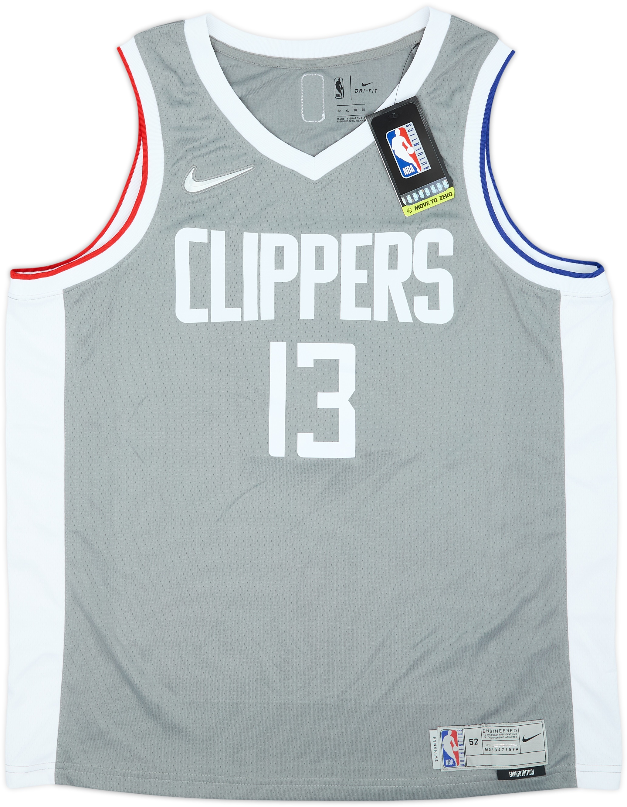 2020-21 LA Clippers George #13 Earned Jersey