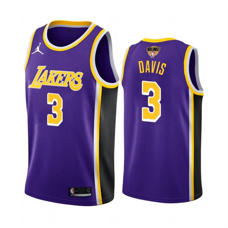 Anthony Davis Los Angeles Lakers 2020 NBA Finals Patch Purple Swingman Jersey - Statement Edition