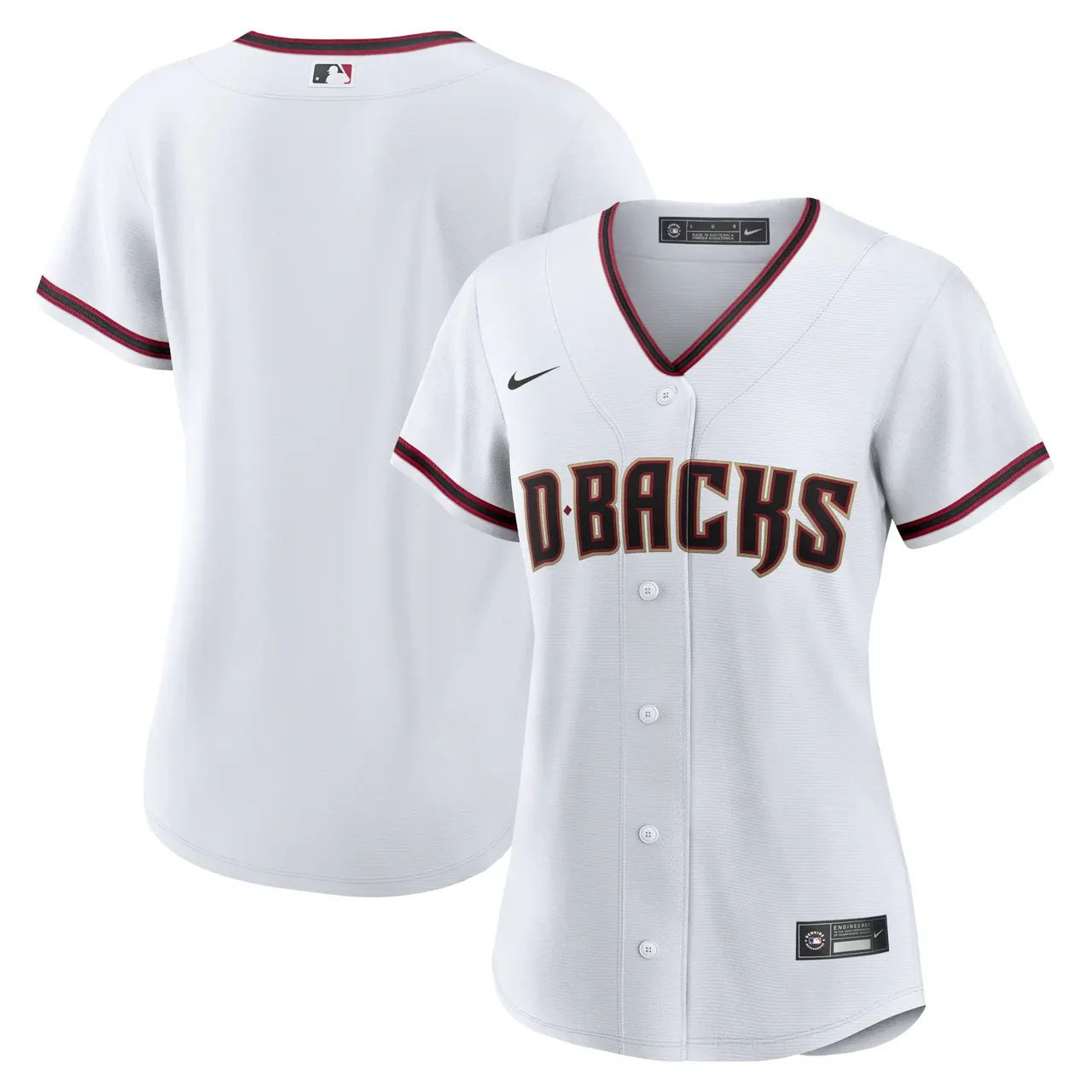 Arizona Diamondbacks White Home Blank Stadium Jersey