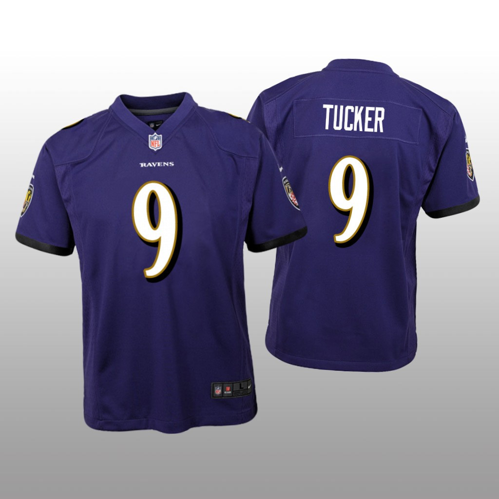 Baltimore Ravens 9 Purple Justin Tucker Limited Jersey - Edition 2