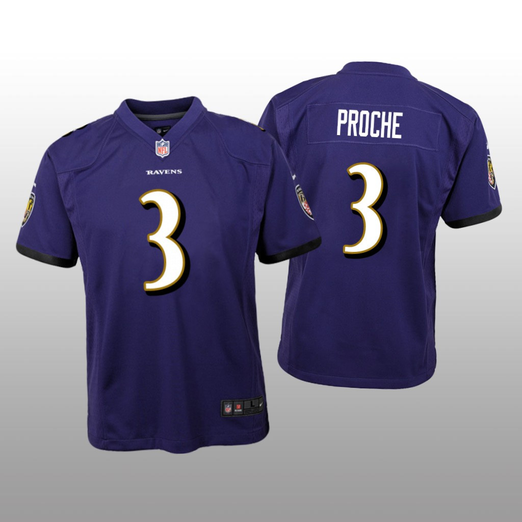 Baltimore Ravens James Proche Purple Limited Jersey
