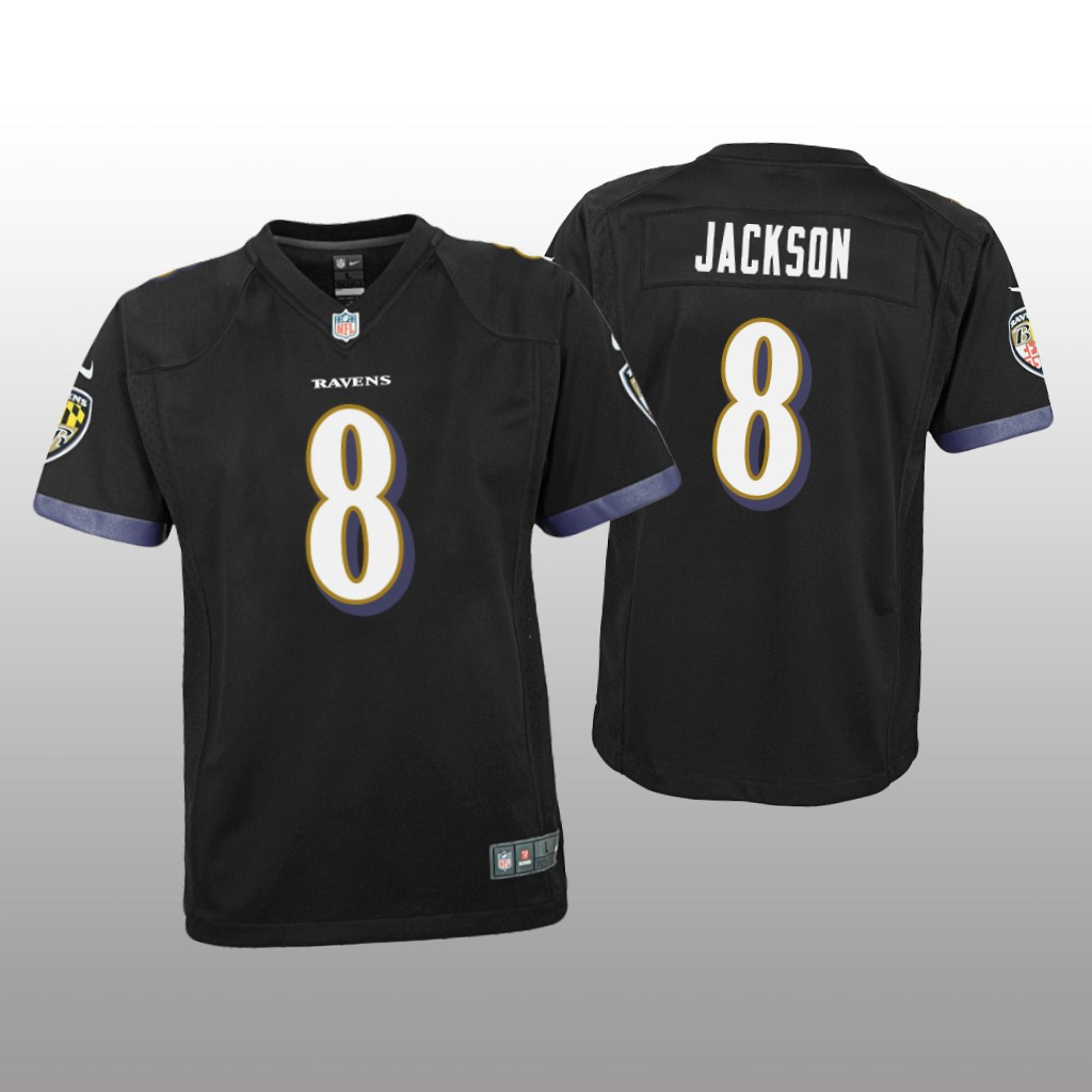 Baltimore Ravens Lamar Jackson Black Limited Jersey