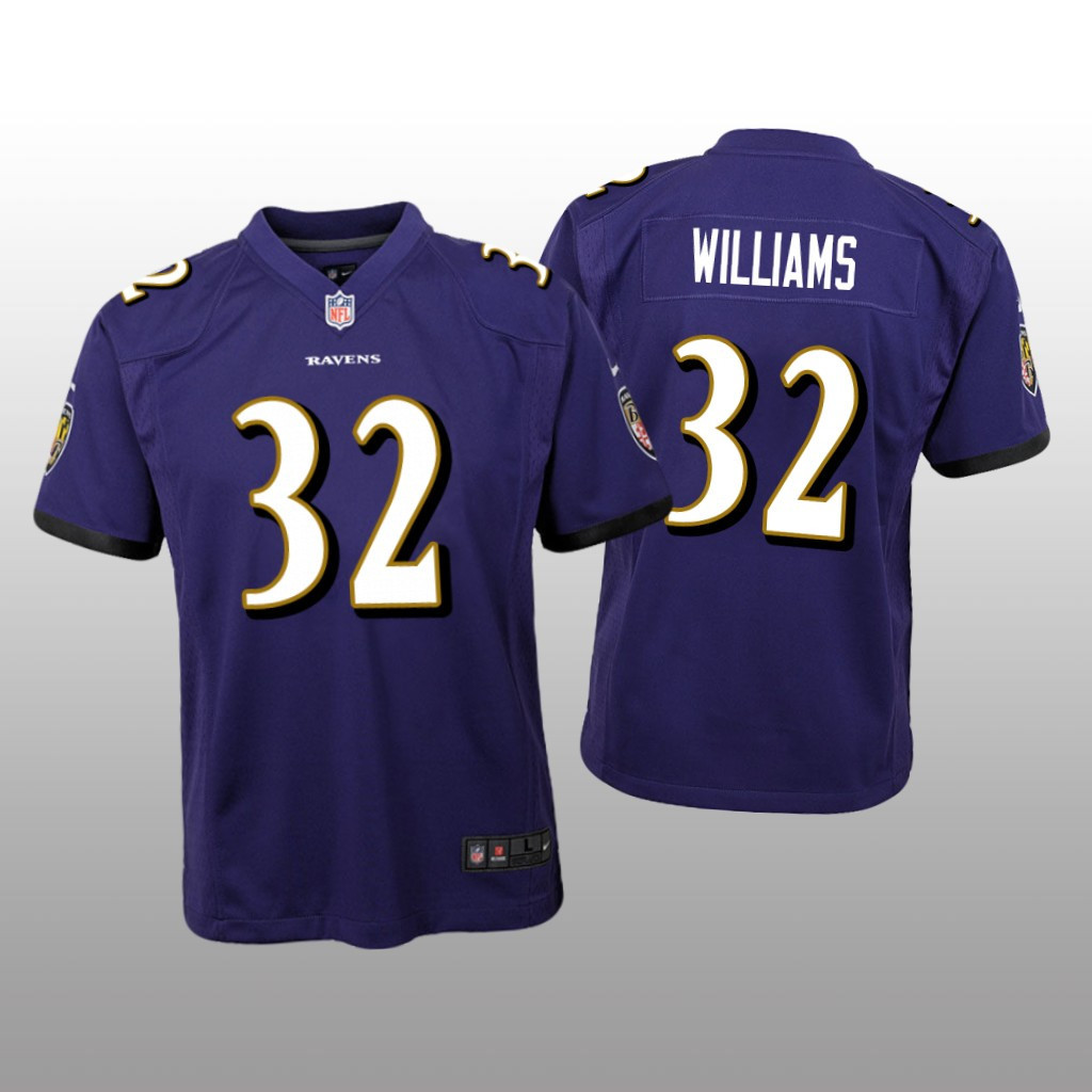 Baltimore Ravens Marcus Williams Purple Limited Jersey