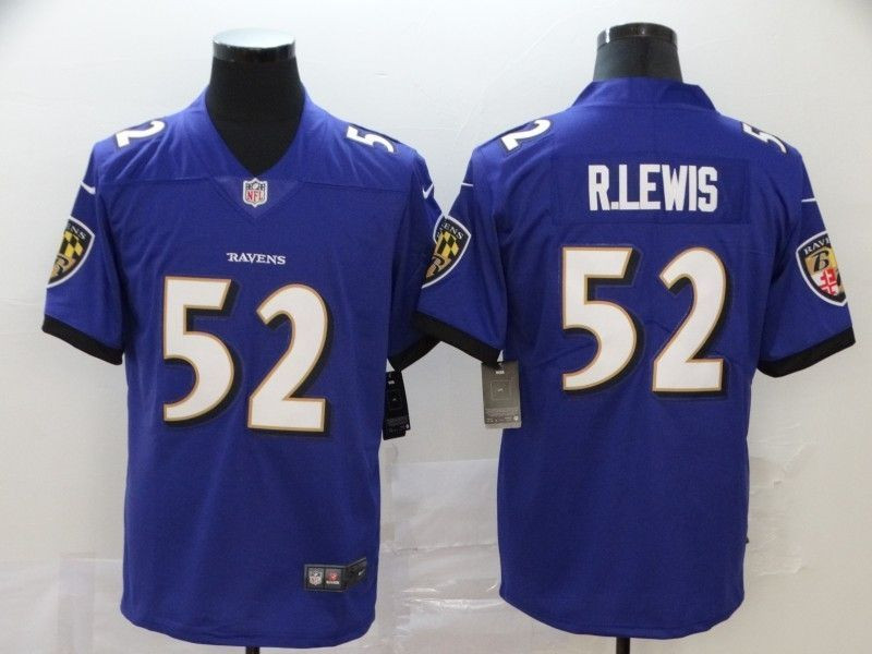 Baltimore Ravens Ray Lewis 52 2020 Indigo Limited Jersey