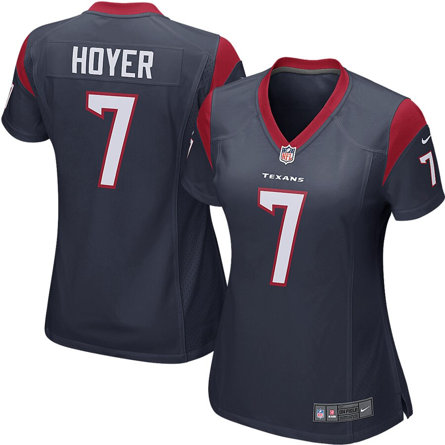 Brian Hoyer Houston Texans Navy Limited Jersey
