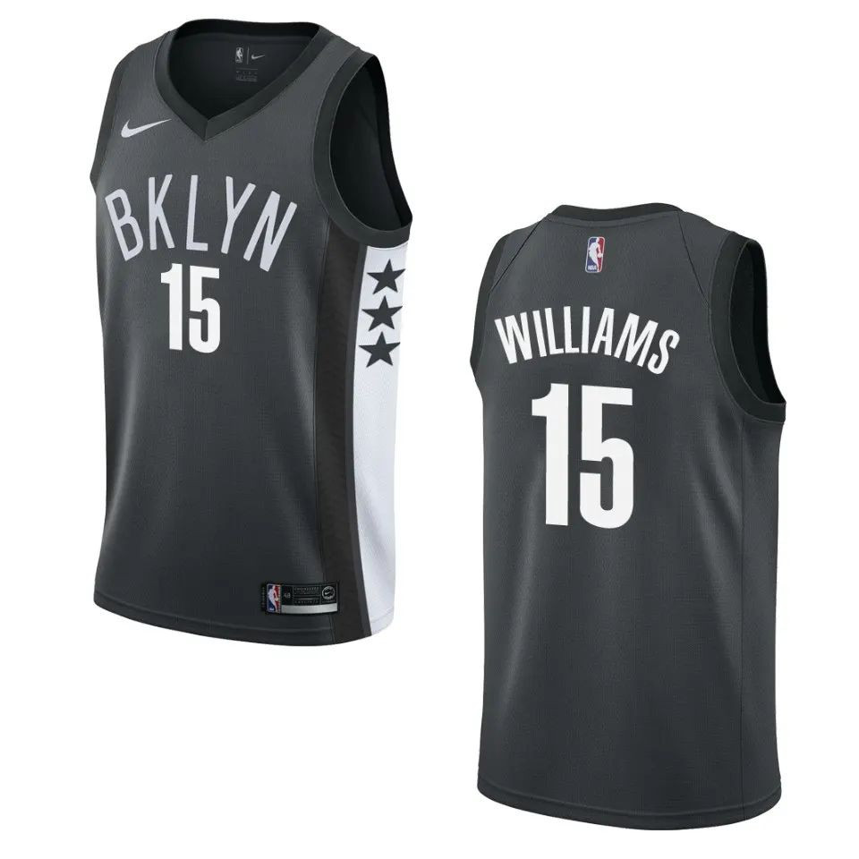 Brooklyn Nets Alan Williams Black Swingman Jersey - Statement Edition