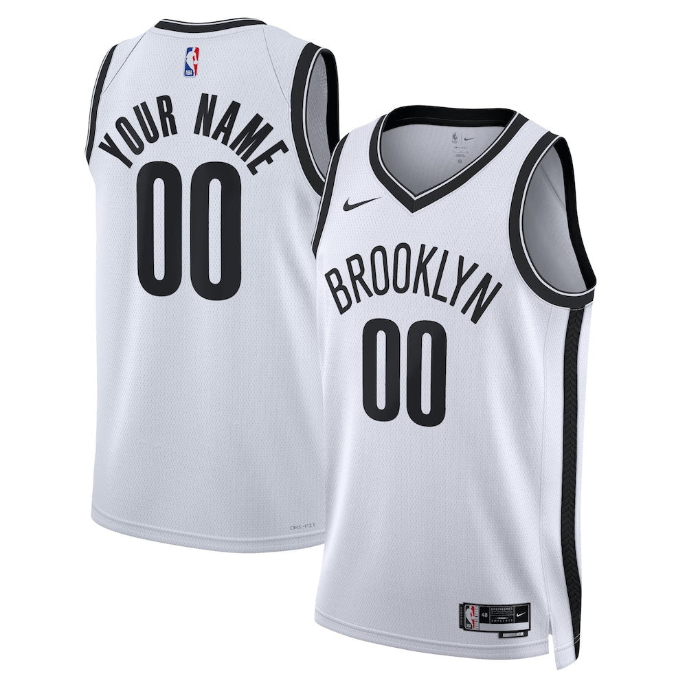 Brooklyn Nets Association Jersey Custom Unisex