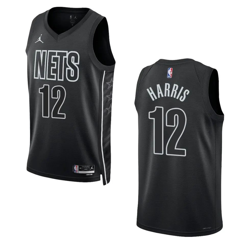 Brooklyn Nets Joe Harris Anthracite 2022/23 Swingman Jersey - Statement Edition