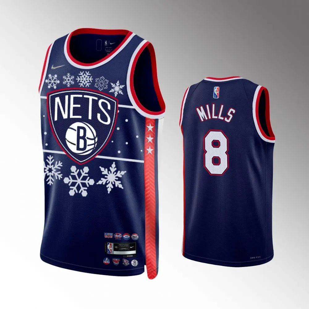 Brooklyn Nets Patty Mills Navy NBA 75th Anniversary Diamond Swingman Jersey
