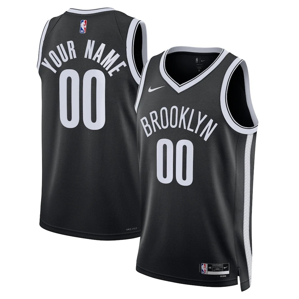 Brooklyn Nets Unisex Icon Custom Swingman Jersey