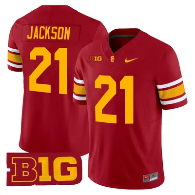 Bryan Jackson USC Trojans Throwback Jersey Stitched - Cardinal