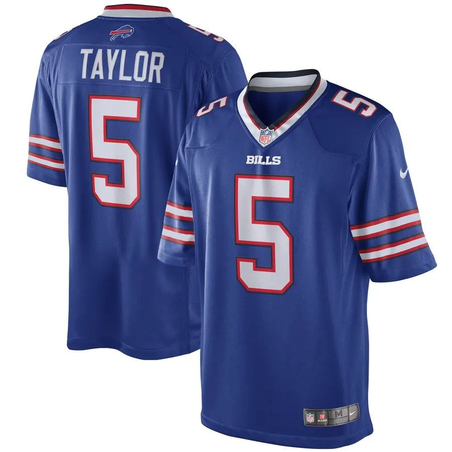 Buffalo Bills Tyrod Taylor Royal Blue Limited Football Jersey - Style 3