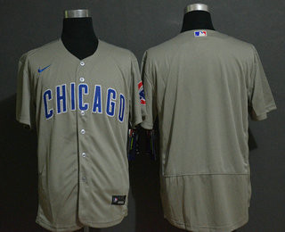 Chicago Cubs Limited Blank Flex Base Jersey - Gray