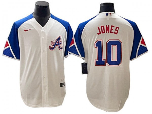 Chipper Jones #10 Atlanta Braves City Connect Limited Jersey - White