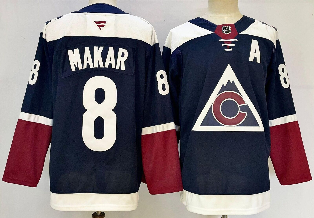 Colorado Avalanche #8 Cale Makar Premier Breakaway Jersey - Navy