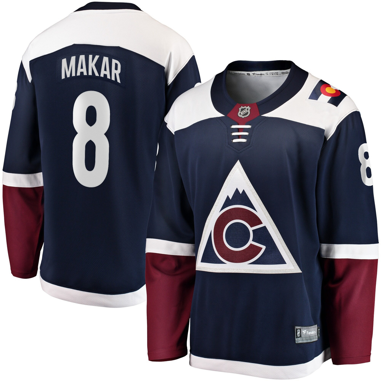 Colorado Avalanche Cale Makar Premier Breakaway Jersey - Navy