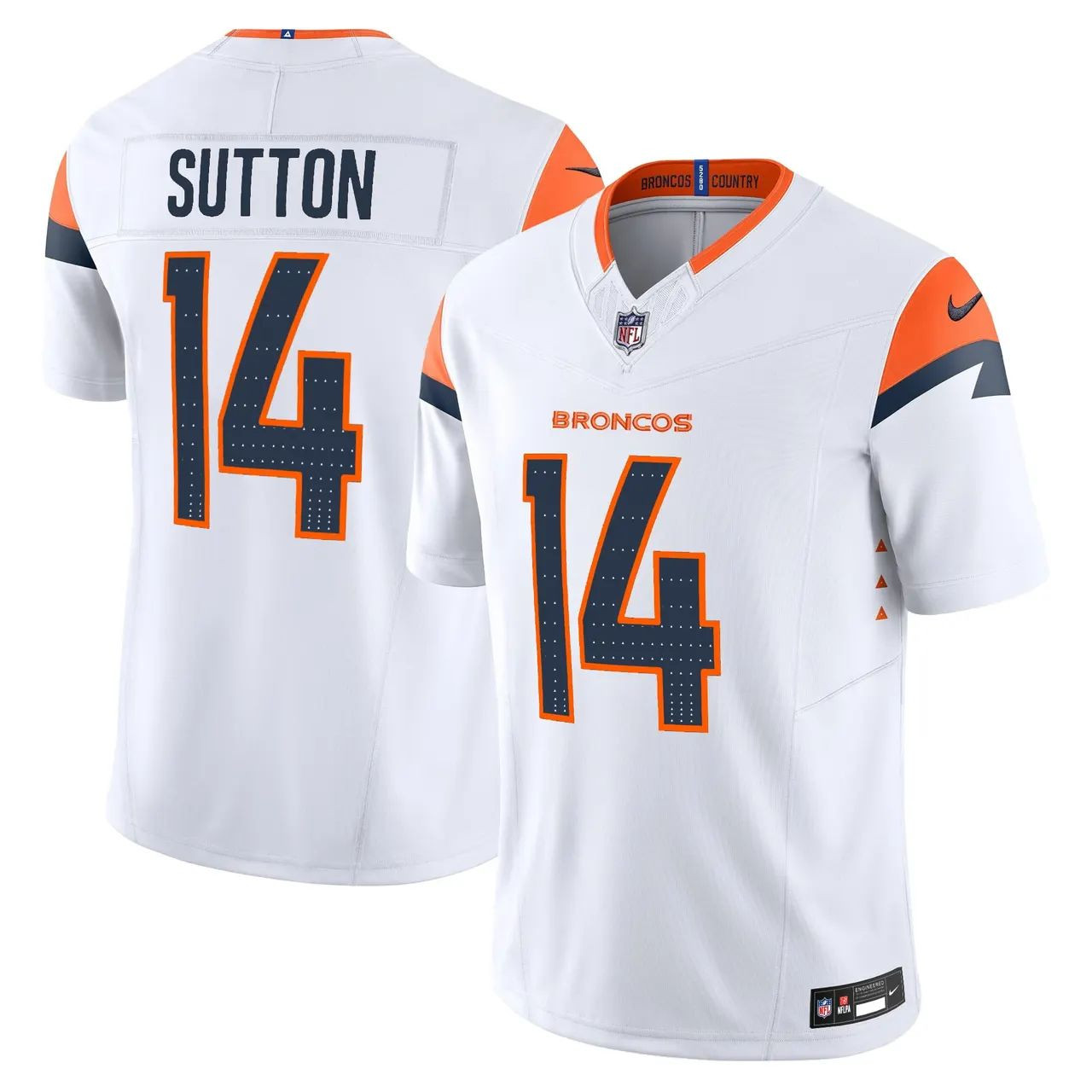 Courtland Sutton #14 Denver Broncos 2024 Limited Jersey - White