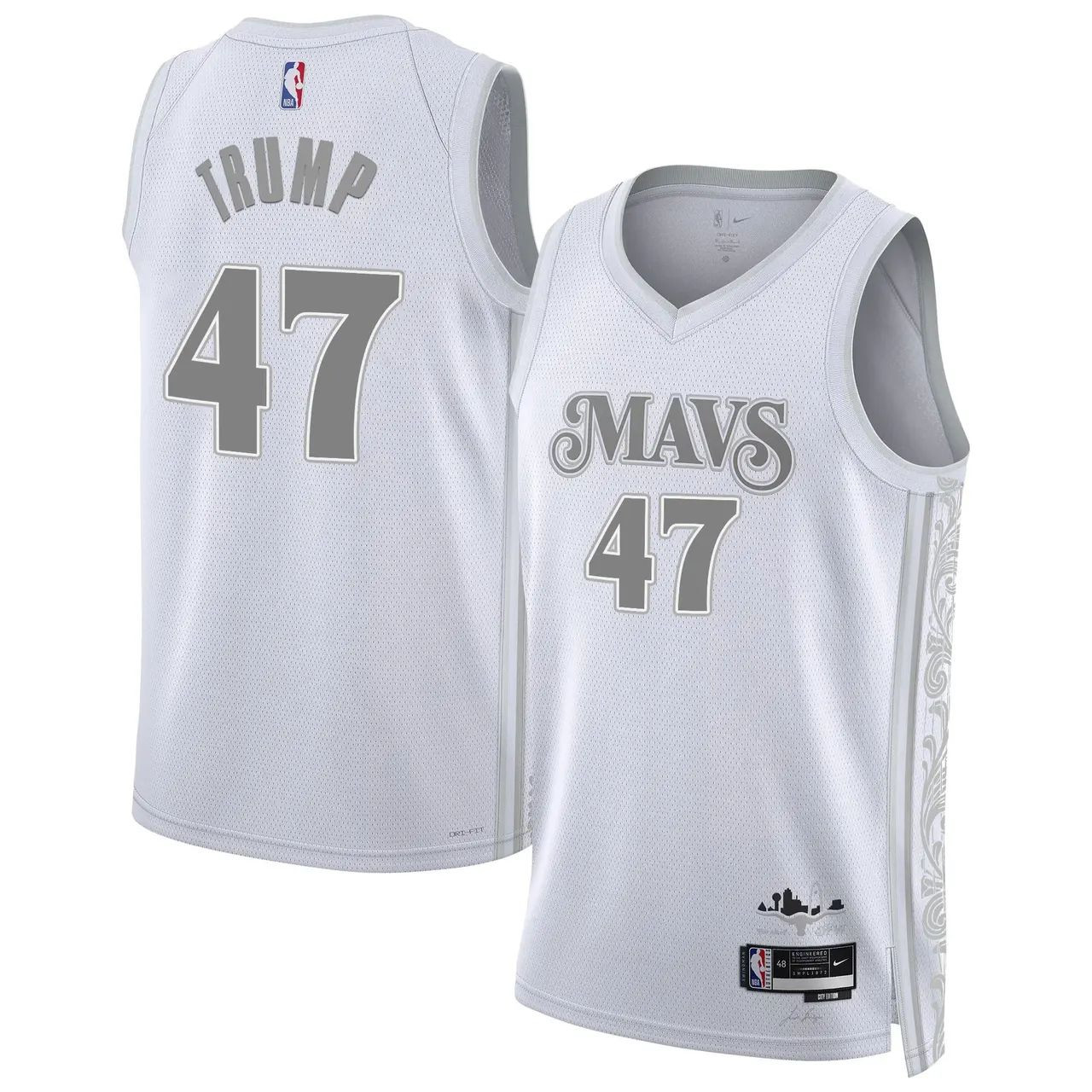 Dallas Mavericks #47 City Edition Swingman Jersey - White