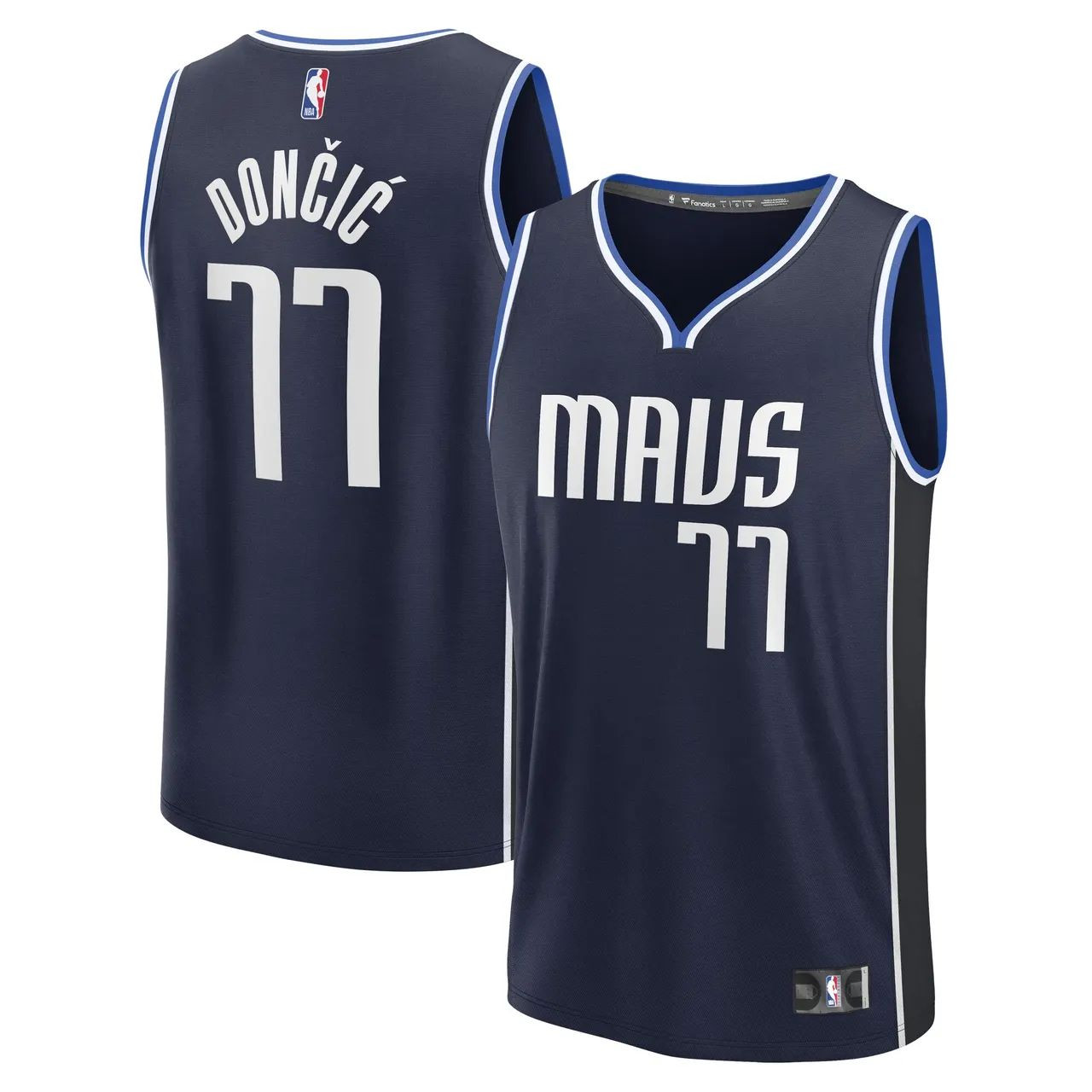 Dallas Mavericks Navy Swingman Jersey - Statement Edition