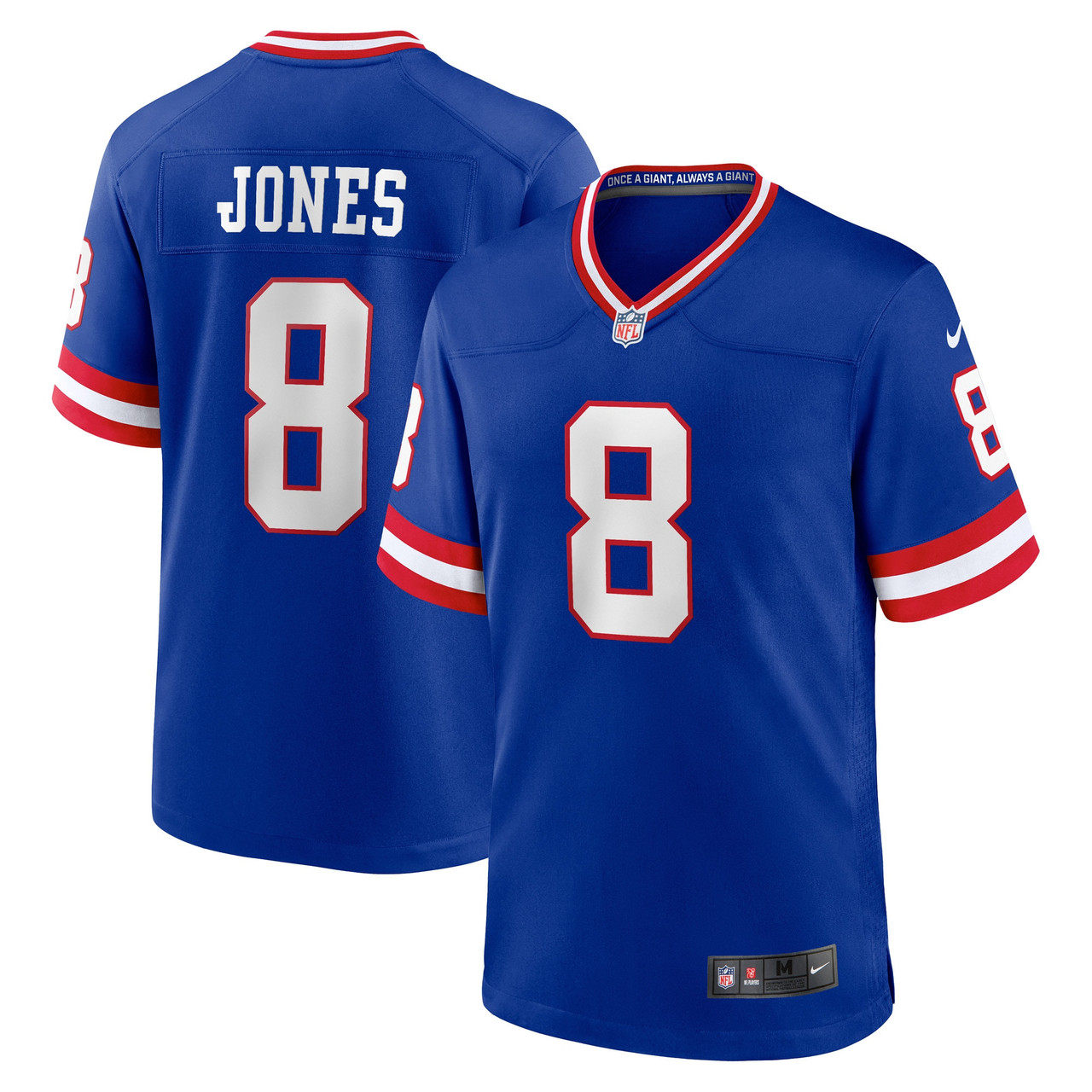 Daniel Jones New York Giants Classic Royal Limited Football Jersey