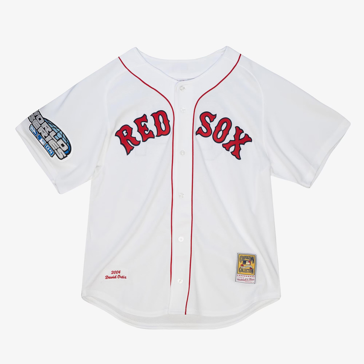 David Ortiz #34 Boston Red Sox 2004 Player Jersey - White