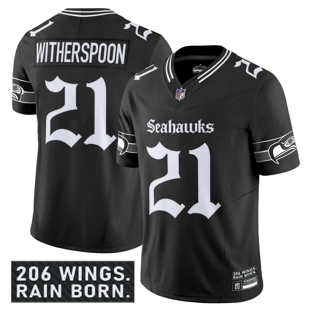Devon Witherspoon #21 Seattle Seahawks Limited Jersey - Black