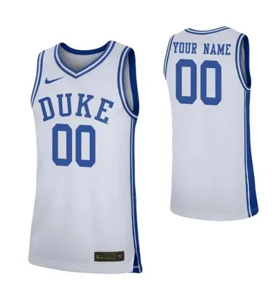 Duke Blue Devils Limited Custom Jersey - White