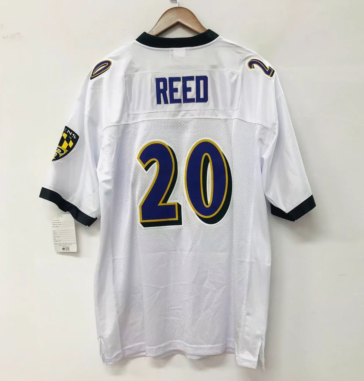 Ed Reed Baltimore Ravens Jersey white