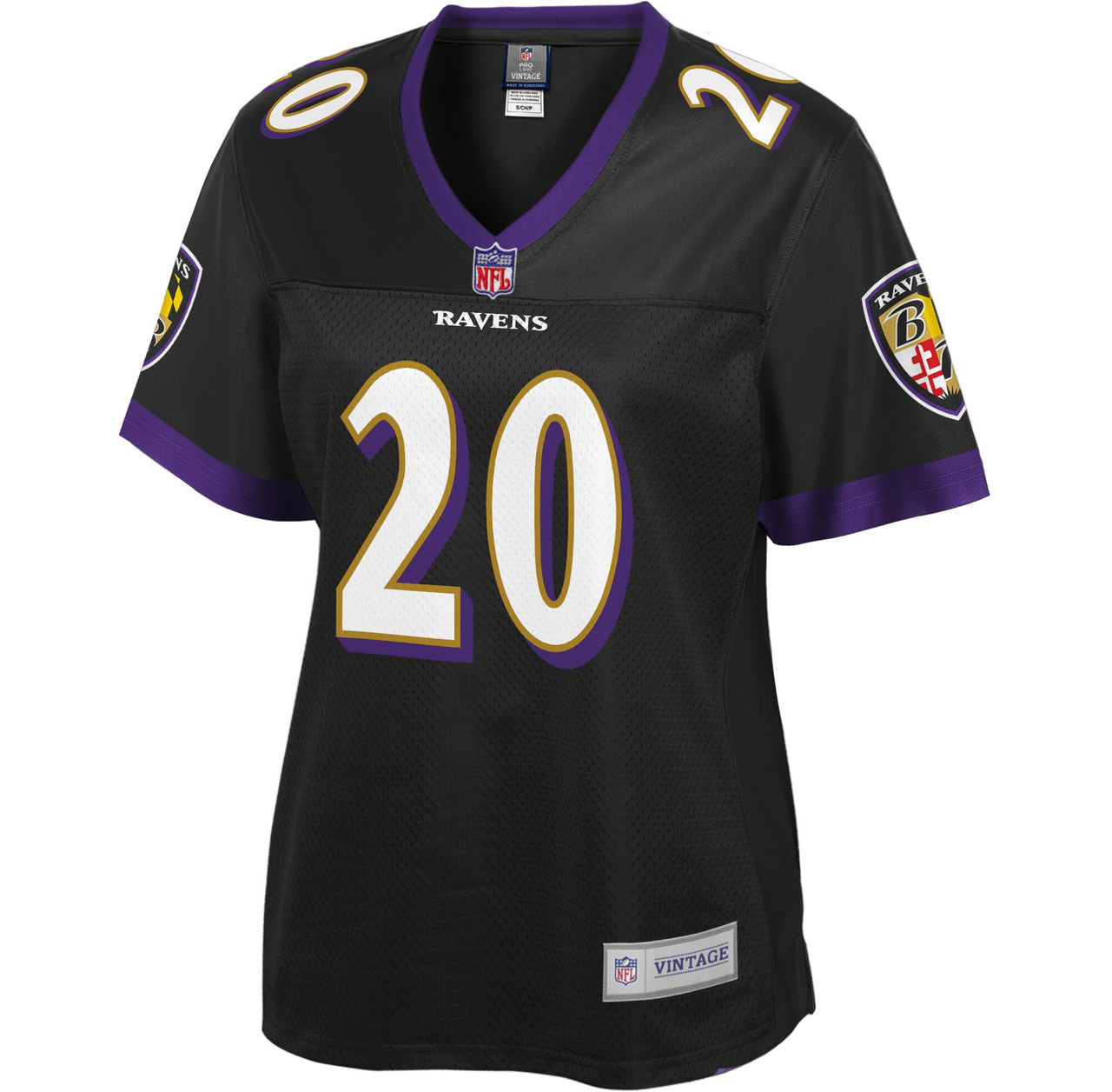 Ed Reed Baltimore Ravens Throwback Black Limited Jersey