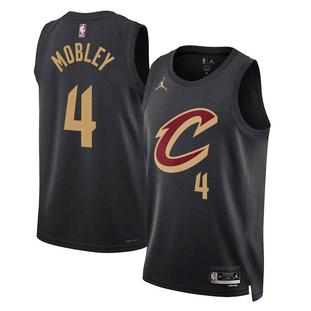 Evan Mobley #4 Cleveland Cavaliers Jordan Statement Edition Swingman Jersey - Black