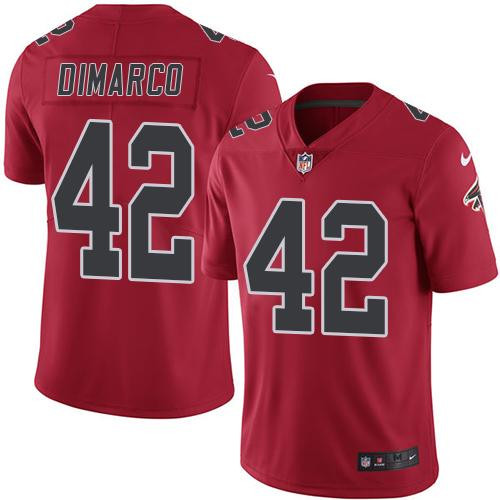 Falcons 42 Patrick Dimarco Red Rush Limited Jersey