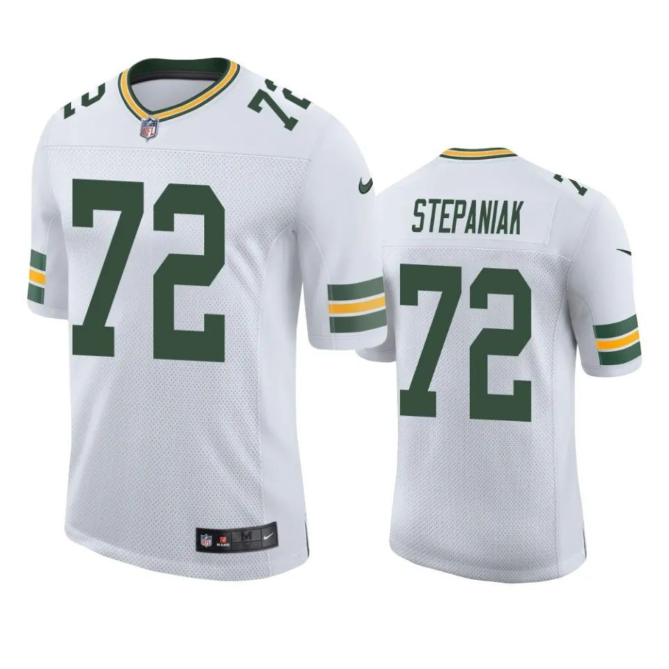 Green Bay Packers Simon Stepaniak White Limited Football Jersey