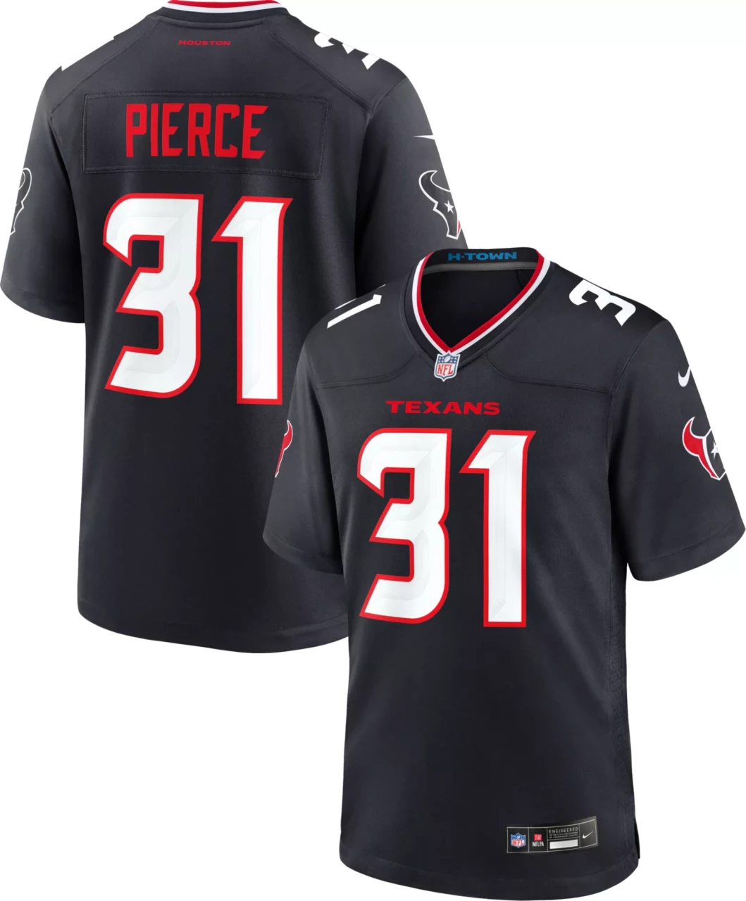 Houston Texans Dameon Pierce 31 Navy Blue Limited Jersey