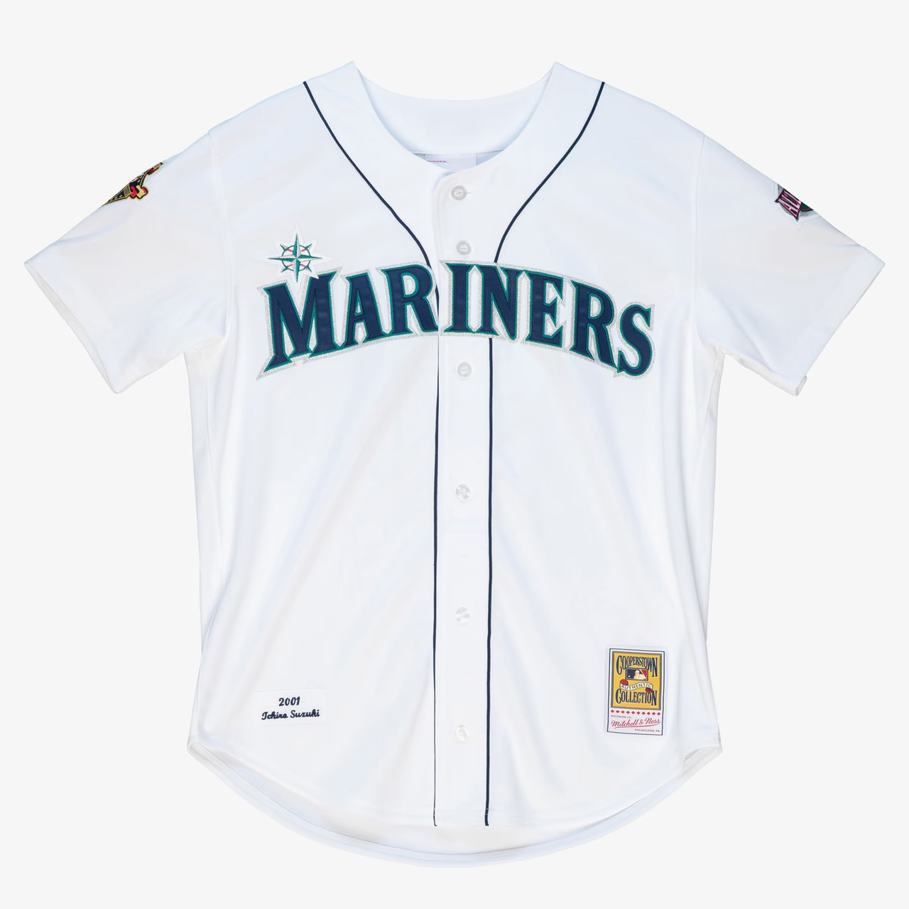 Ichiro Suzuki #51 Seattle Mariners 2001 Player Jersey - White