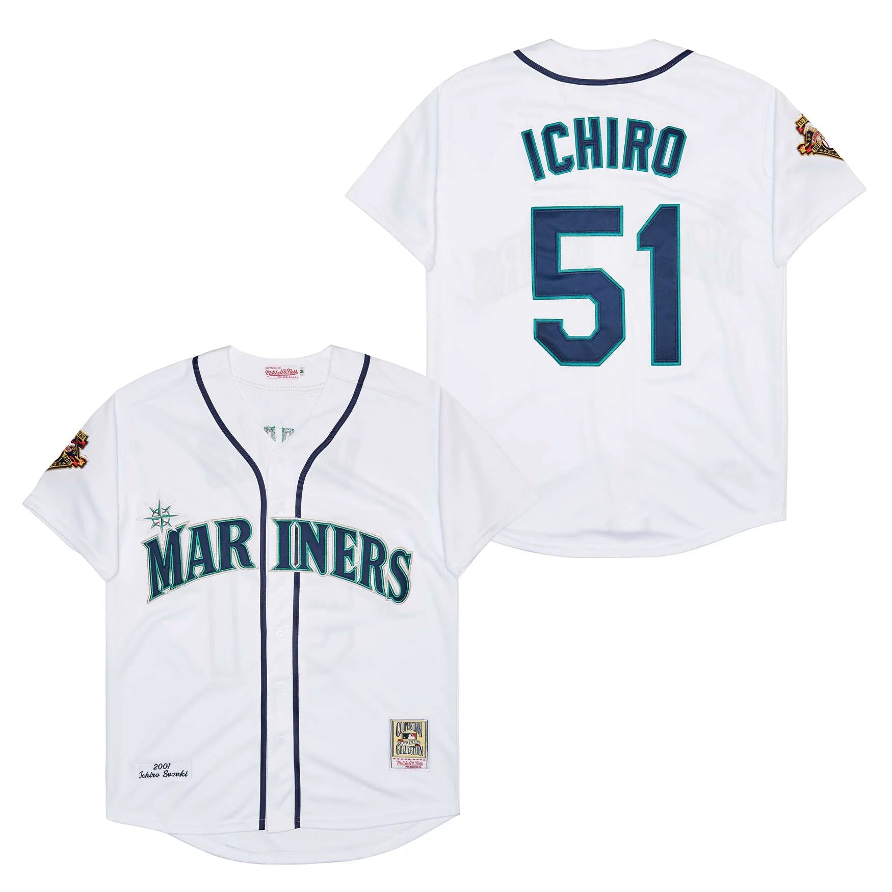 Ichiro Suzuki Seattle Mariners Jersey white