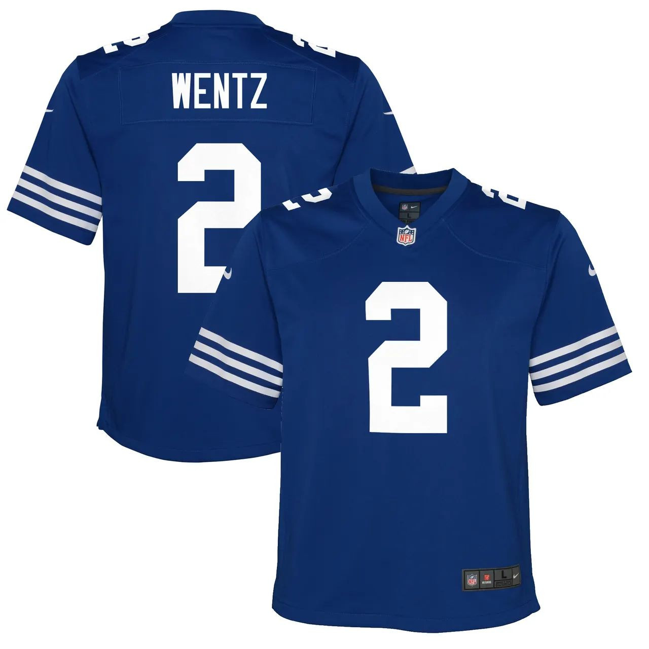 Indianapolis Colts Carson Wentz Royal Alternate Limited Football Jersey