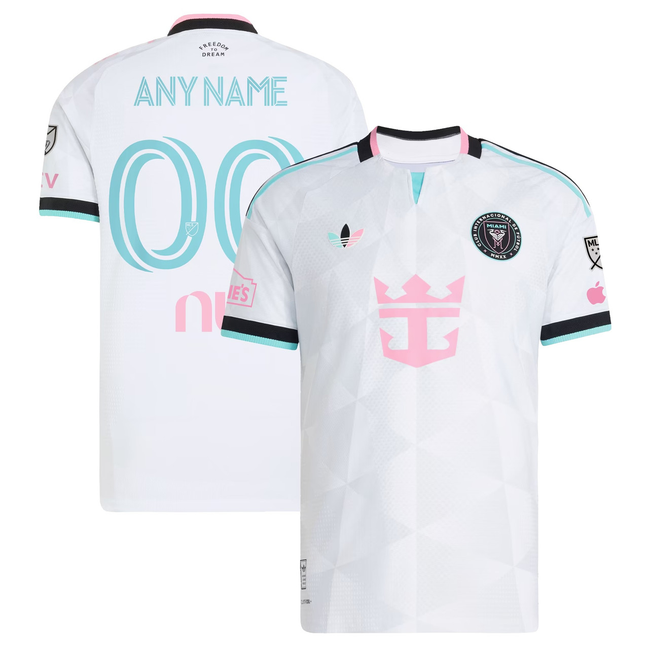 Inter Miami 2026 Cf Third On-Field Patch Custom Jersey - White