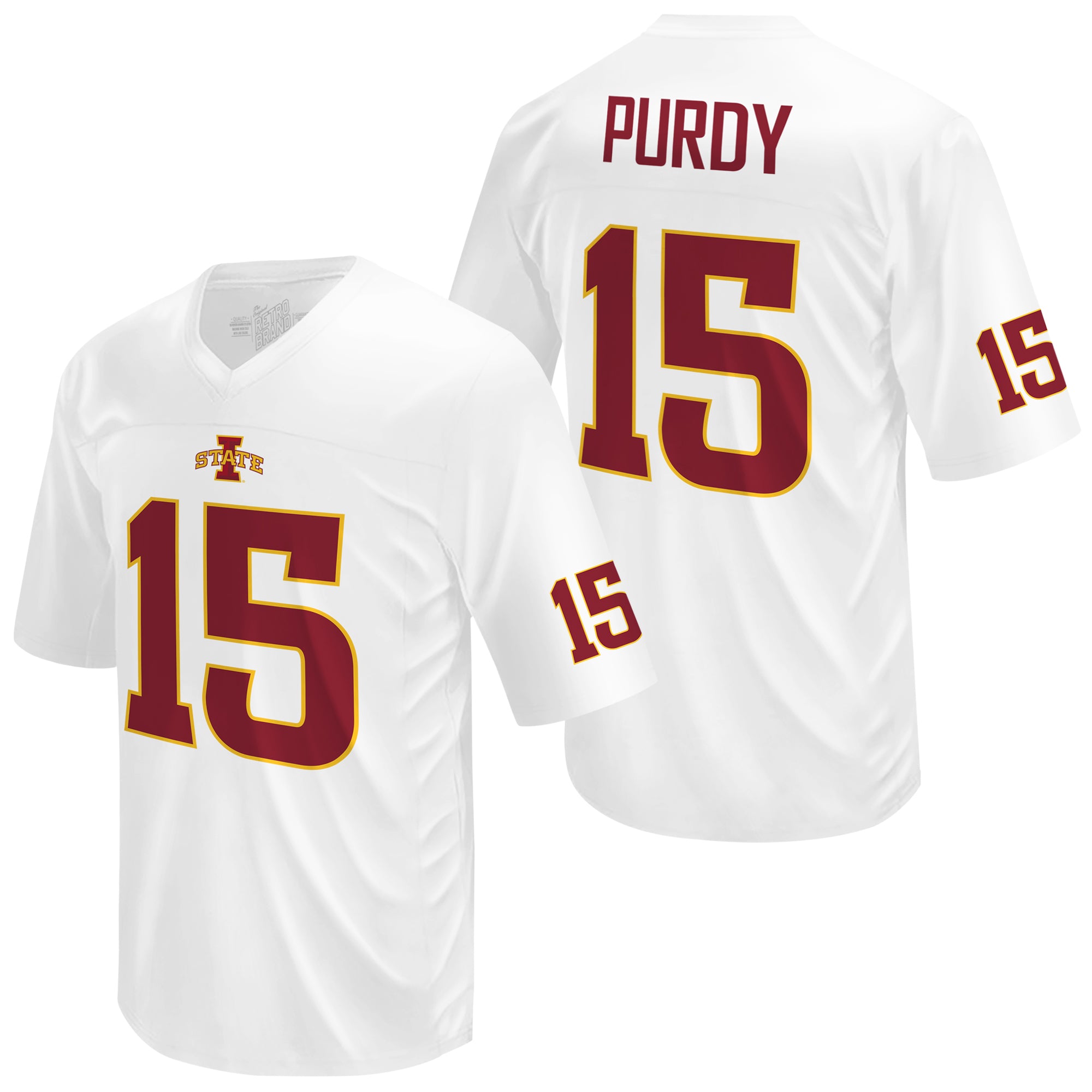 Iowa State Cyclones Brock Purdy Throwback Jersey - White