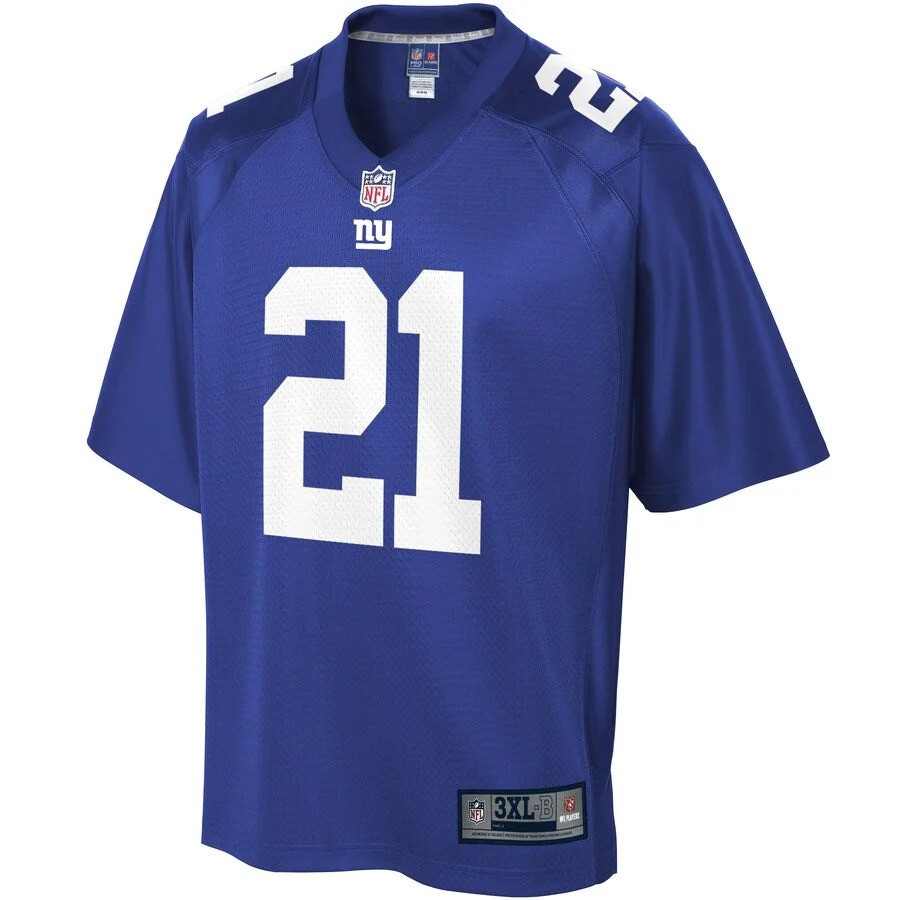 Jabrill Peppers New York Giants Nfl Pro Line Tall Big Limited Jersey - Royal