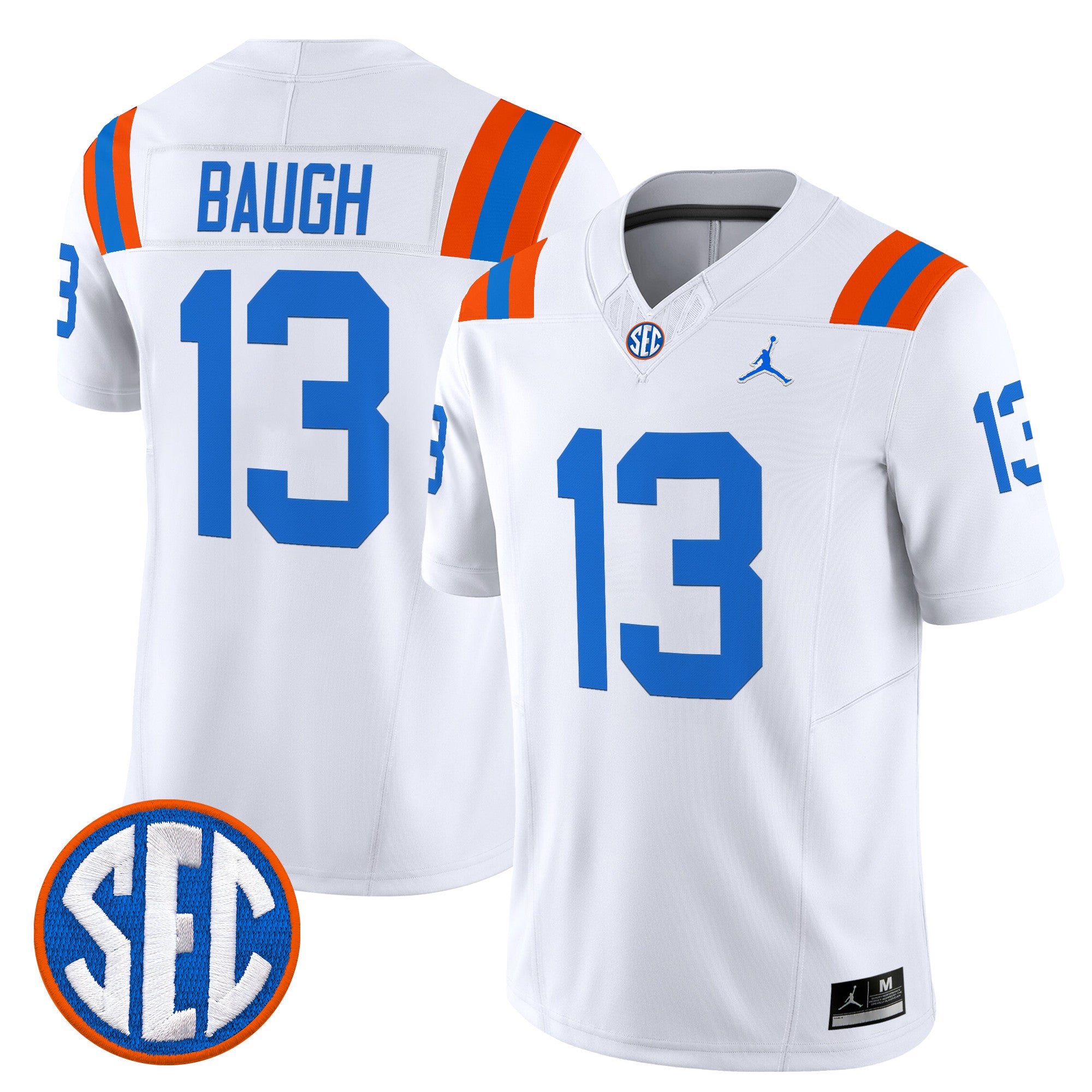 Jadan Baugh Florida Gators '1960s Throwback' Jersey Stitched - White