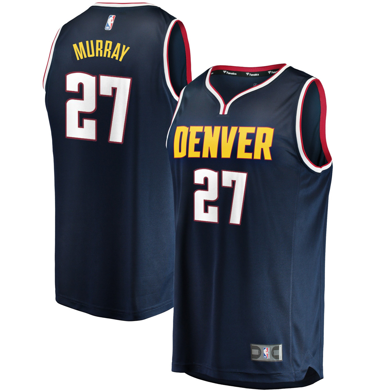 Jamal Murray #27 Denver Nuggets Fast Break Icon Edition Swingman Jersey - Blue