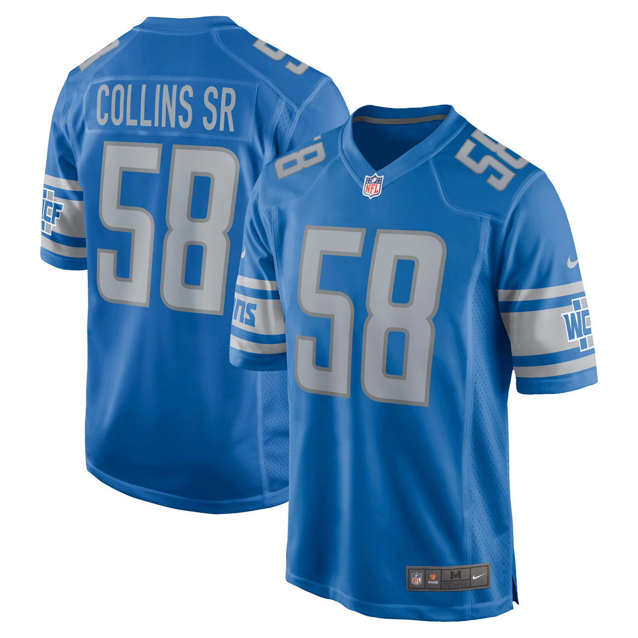 Jamie Collins Sr Detroit Lions Limited Jersey - Blue