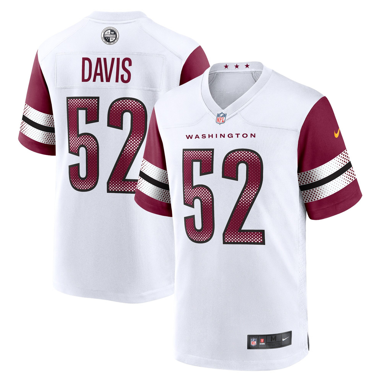 Jamin Davis Washington Commanders White Limited Football Jersey