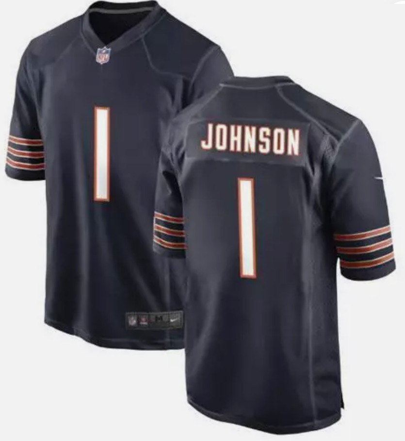 Jaylon Johnson #33 Chicago Bears Men Limited Jersey - Navy