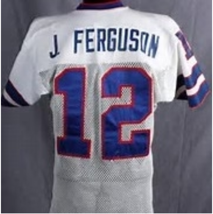 Joe Ferguson Buffalo Bills Custom Throwback White Limited Jersey