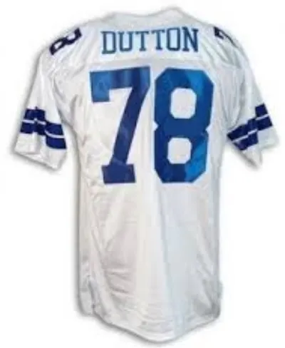 John Dutton Baltimore Colts Custom Throwback White Limited Jersey