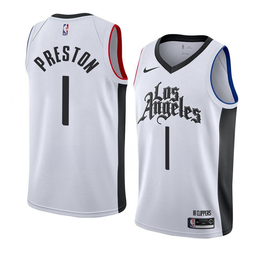 LA Clippers Jason Preston Classic Edition Jersey White