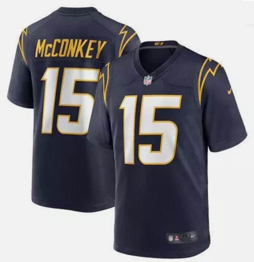 Ladd McConkey Limited Jersey - Navy