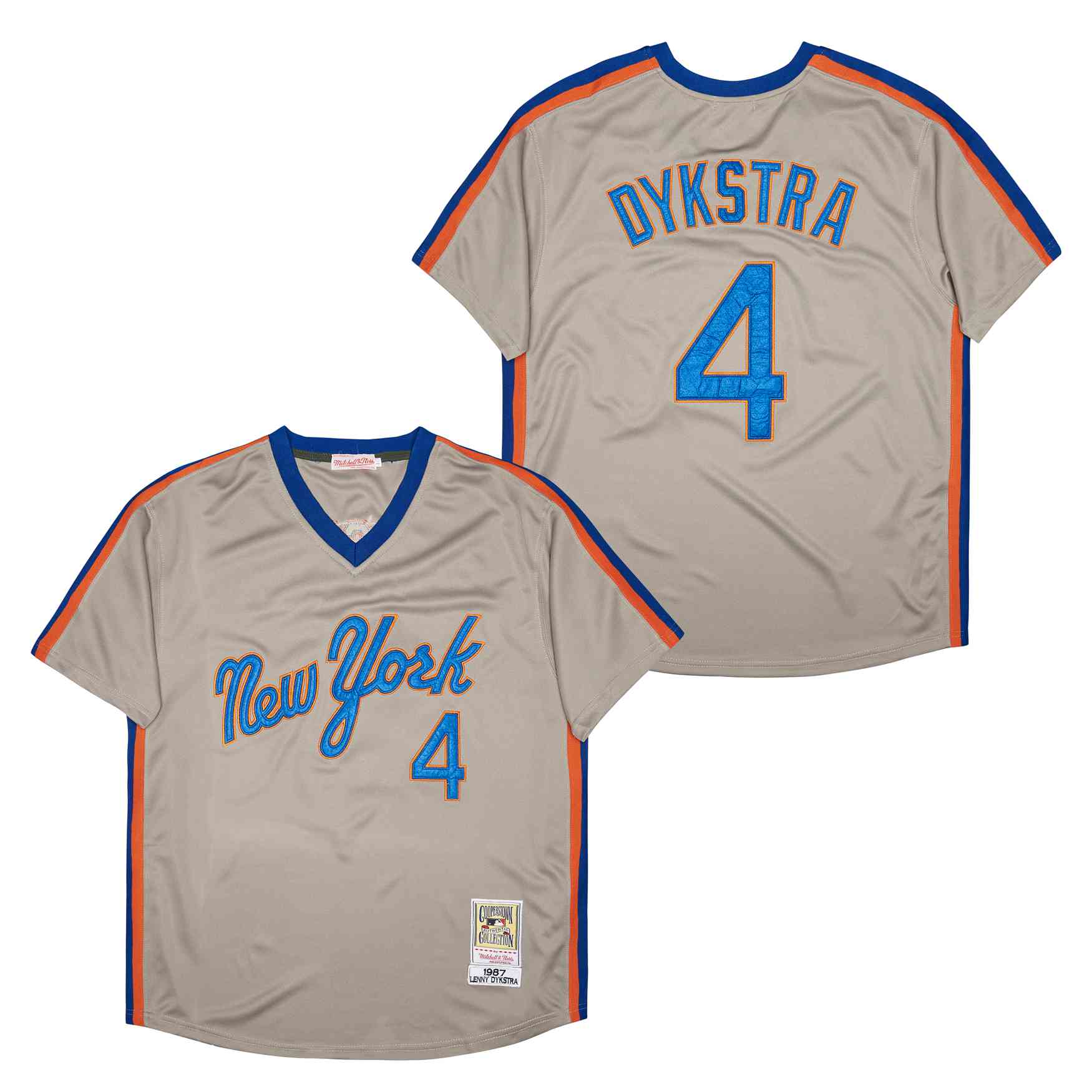 Len Lenny Dykstra New York Mets Jersey gray